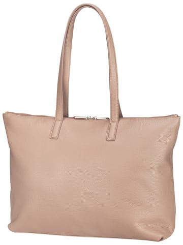 Mandarina Duck Shopper Mellow Leather PC FZT54 in Warm Taupe
