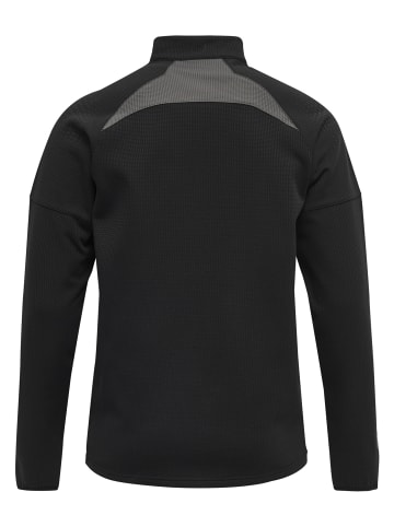 Hummel Sweatshirt Mit Kurzem Reißverschluss Hmllead Pro Half Zip in BLACK