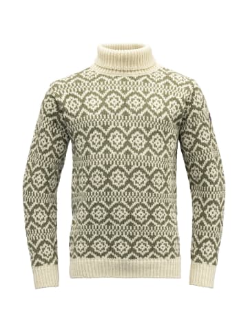 DEVOLD HODDEVIKWOOL HIGH NECK in Oliv