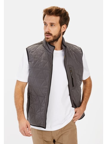 Camel Active Weste mit Stehkragen in Grau