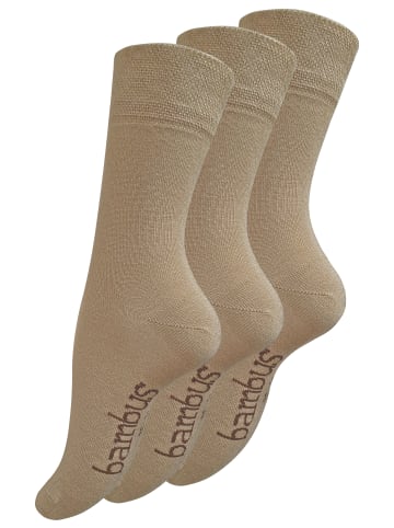 Vincent Creation® Damen "BAMBUS" Socken 6 Paar in beige