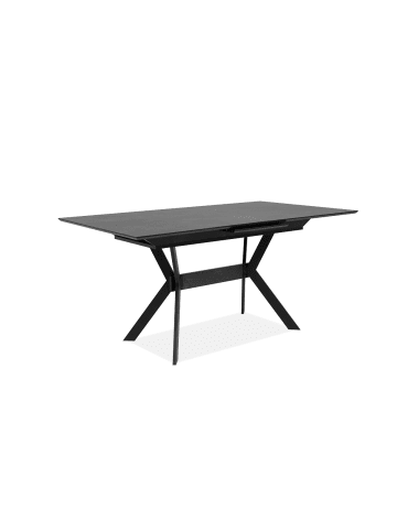 CALICOSY Esstisch HARO in Schwarz - (W) 160  x (H) 76  x (L) 90  cm