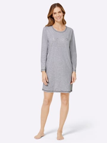 WITT WEIDEN Sleepshirts in grau + grau-gestreift