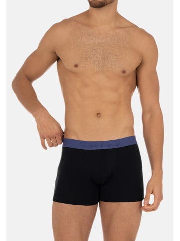 Bruno Banani Retro Short / Pant Flowing in Schwarz / lila