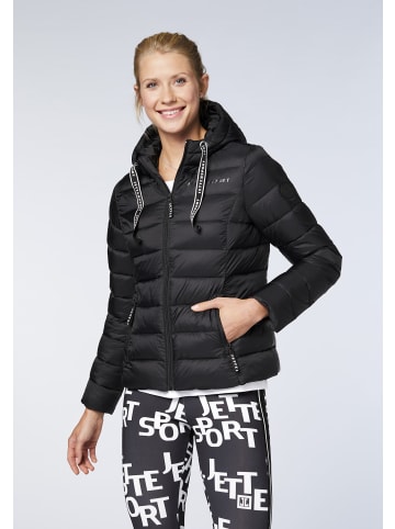 Jette Sport Wattierte Jacke in Schwarz