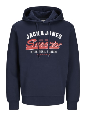 Jack & Jones Kapuzenpullover in Sky Captain