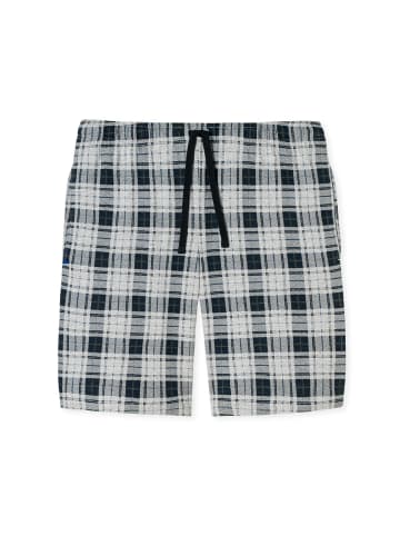 Schiesser Schlafanzug Hose Mix & Relax in Blau / Grau