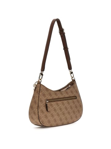 Guess HWBG9672180 NOELLE II TOP ZIP SHOULDER BAG Woman in latte logo brown