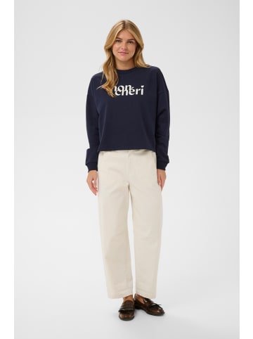 SAINT TROPEZ Sweatshirt PegrinaSZ Oversize fit in Night Sky