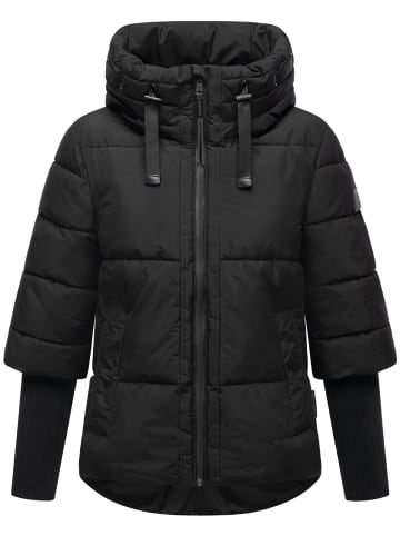 Navahoo Steppjacke Lotusherz XIV in Black