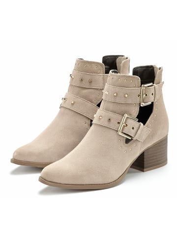 LASCANA Cowboy Stiefelette in sand