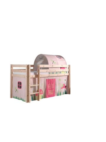 58 aufm Kessel KINDERBETT Karolina 210x114x106 Massivholz Natur Textilset Spring 2