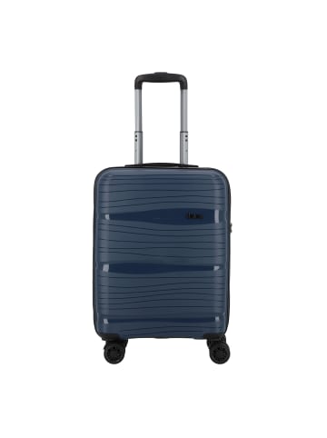 D&N Travel Line 4300 4 Rollen Kabinentrolley S 55 cm dunkelblau