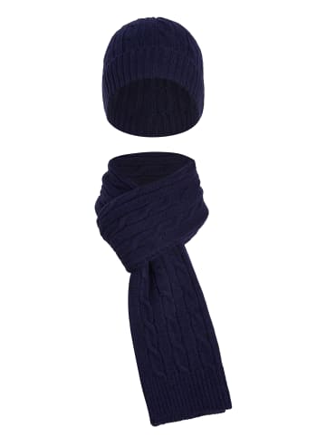 Felix Hardy Set Aus Schal Und Mütze in navy