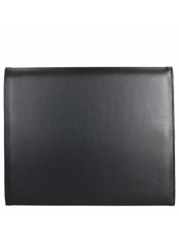 D&N Easy Business - Schreibmappe 28 cm PU (schwarz) in schwarz