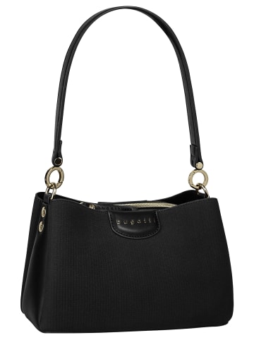 Bugatti Umhängetasche LEAH Kunstfaser in schwarz