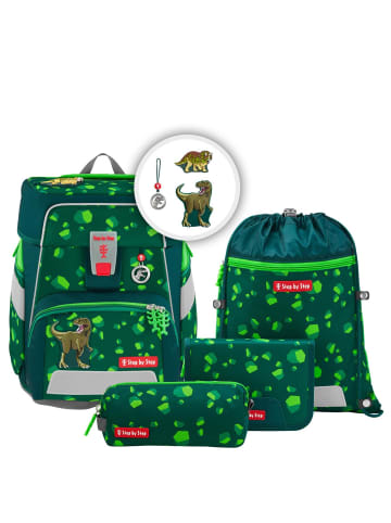 Step by Step Space - Schulranzen Set 5tlg. (Manta Rio) in Dino Targo