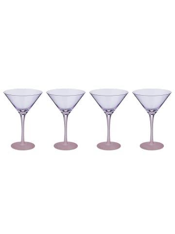 Butlers Martiniglas COCKTAIL NIGHT 4er-Set in Violett