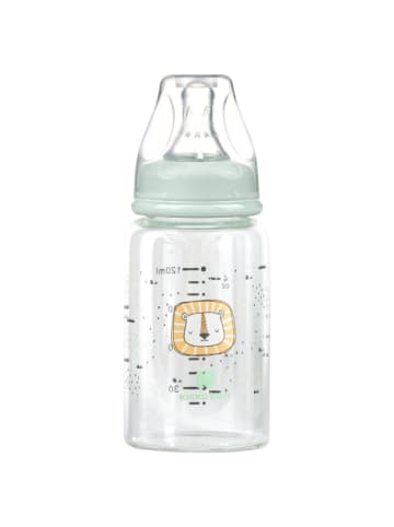 Kikkaboo Baby Glasflasche 120 ml in grün