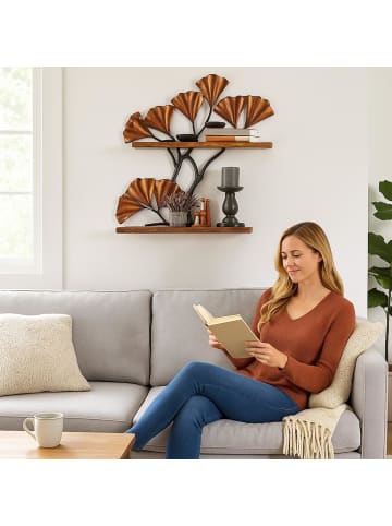 kobolo Wandregal ELARA2 in Braun