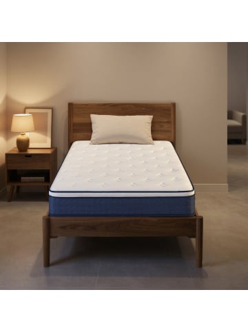 VASAGLE Taschenfederkernmatratze Mosey in Weiß - (B)90 x (H)20 x (T)200 cm