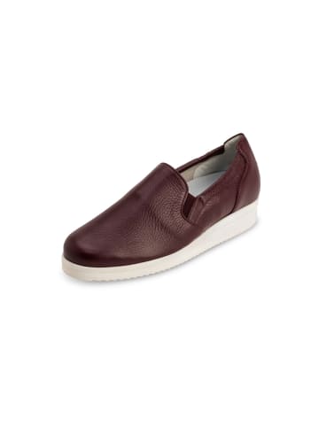 VITAFORM Hirschleder Slipper in aubergine