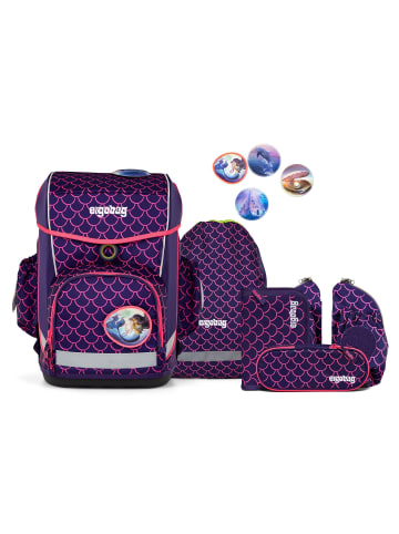 Ergobag Cubo Light Schulranzen-Set in PerlentauchBär
