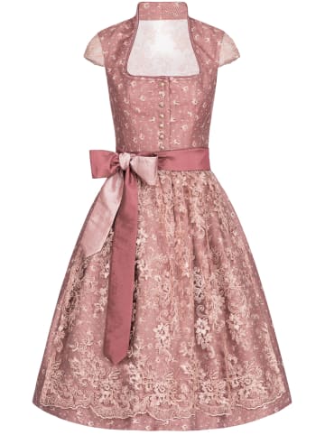 Tramontana Midi Dirndl in Rosa