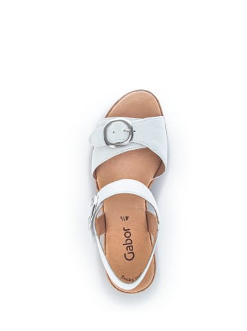 Gabor Fashion Plateau Sandale in weiss