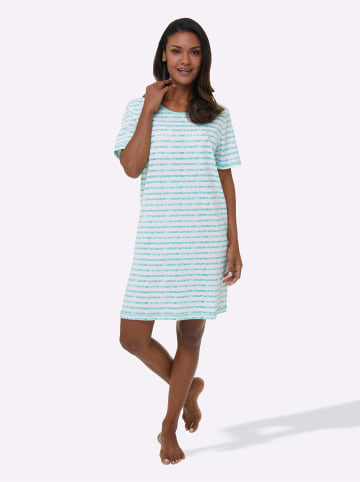 WITT WEIDEN Sleepshirts in mint + mint-gestreift