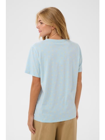 SAINT TROPEZ T-shirt PammuSZ Gerade Passform in Skyway White Sketched Hearts