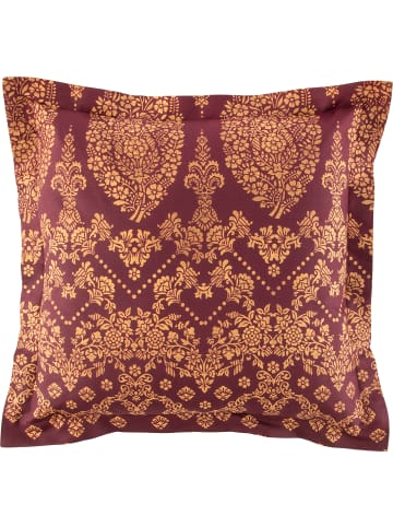 Bassetti Fein Satin Kuschelkissenbezug Gold Decor in bordeaux