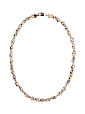 faina Women Chain Necklace in Rose Gold Silver
