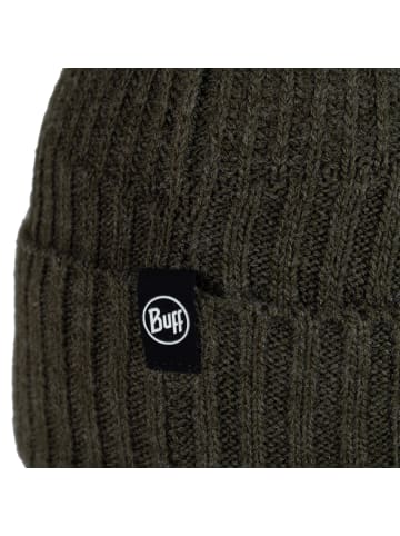 Buff Buff Renso Knitted Fleece Hat Beanie in Grün