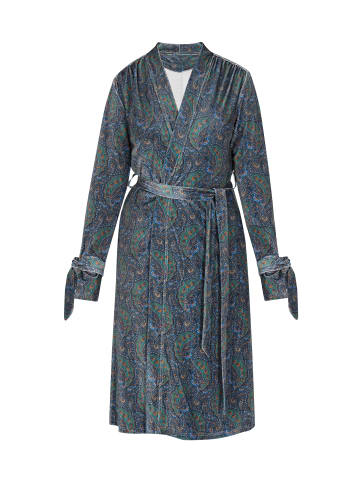VIRITA Women Kimono in Blue Multicolor