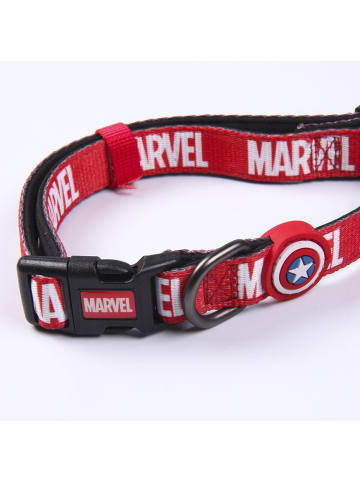Marvel Marvel Hundehalsband  S / M - Verstellbar, robust & bequem in Rot