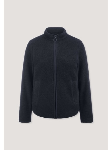 Hessnatur Hessnatur Wollfleece Jacke Regular aus reiner Bio-Merinowolle in marine