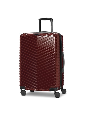 Redolz Essentials 18 2.0 4 Rollen Trolley M 66 cm mit Dehnfalte metallic-red shiny