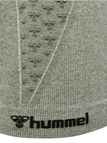 Hummel Hummel T-Shirt Hmlci Yoga Damen Dehnbarem Schnelltrocknend Nahtlosen in SEAGRASS MELANGE