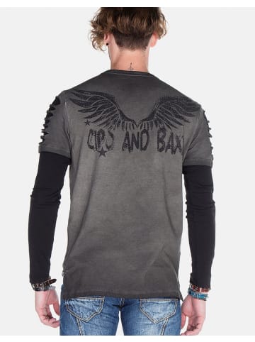 Cipo & Baxx Sweatshirts in ANTHRAZIT