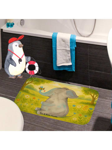 Mr. & Mrs. Panda Badläufer Elefant Biene Design ohne Spruch in Weiß