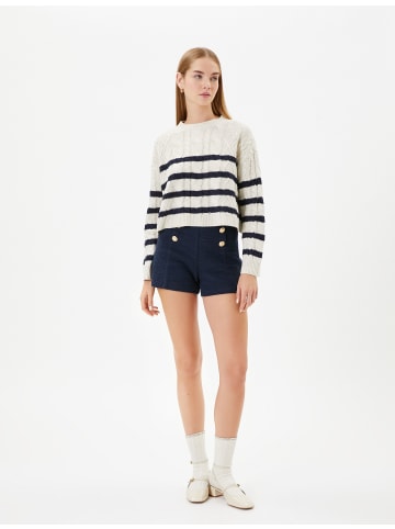 KOTON Sweater in Ekru Gestreift
