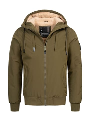 Alessandro Salvarini Winterjacke AS-431 in Olive
