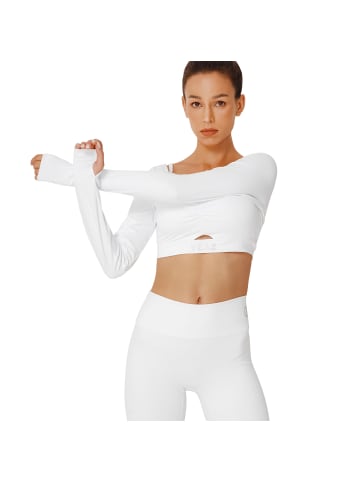 YEAZ HORIZON Long Shirt in weiß