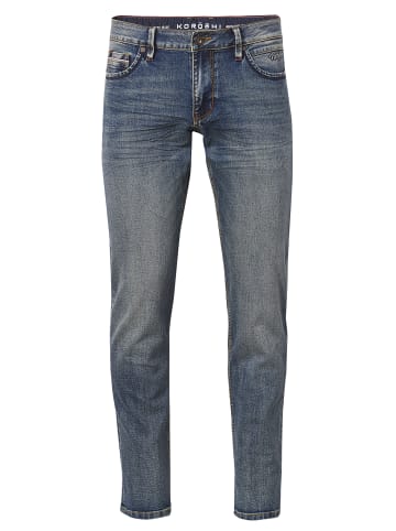 KOROSHI Stretch regular fit jeans in blau