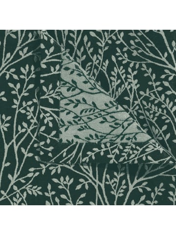 Erwin Müller Jacquard Mitteldecke Malaga in dunkelgrün
