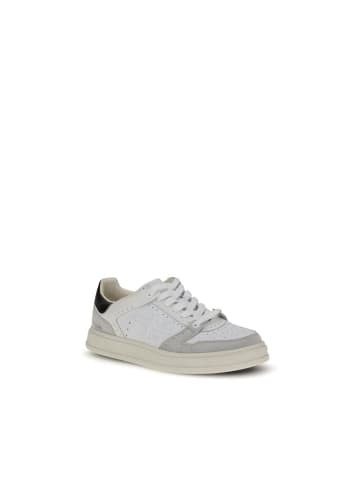 Premiata Weiß Kalb Leder Bos Taurus Niedrig Top Sneaker