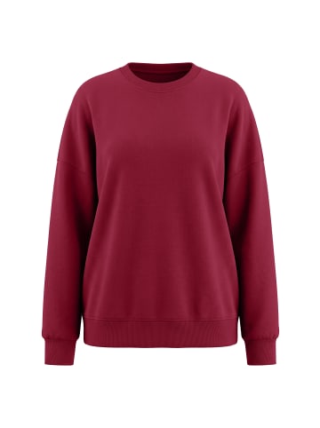 Studio Untold Sweatshirt in weinrot