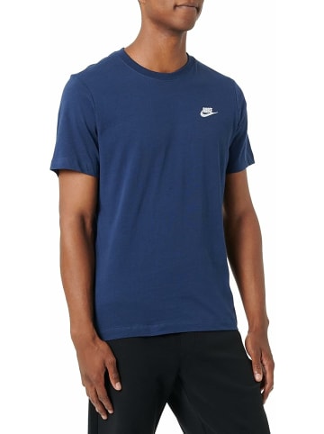Nike Rundhals T-Shirt für Herren in blau