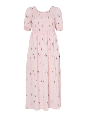 Pieces Maxikleid in Pink Tulle